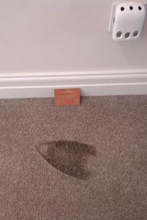 Iron burn carpet repair